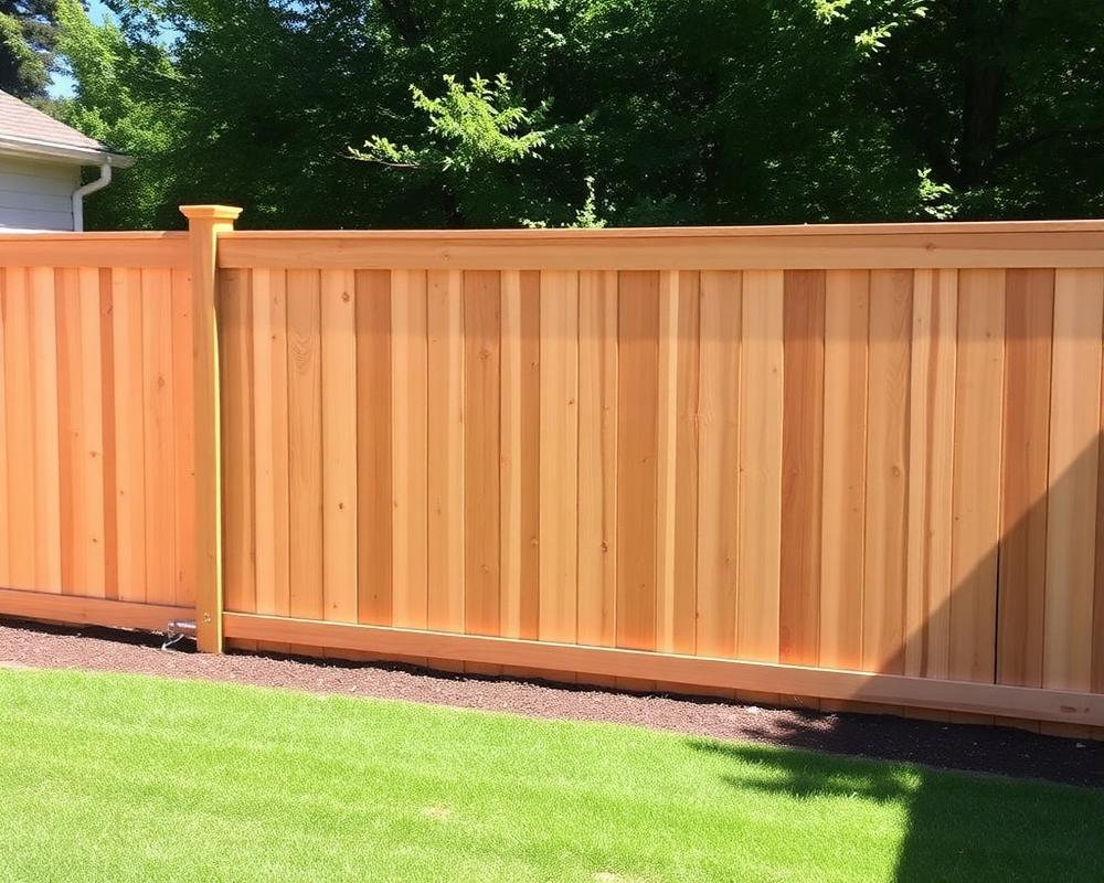 Fence Installation before